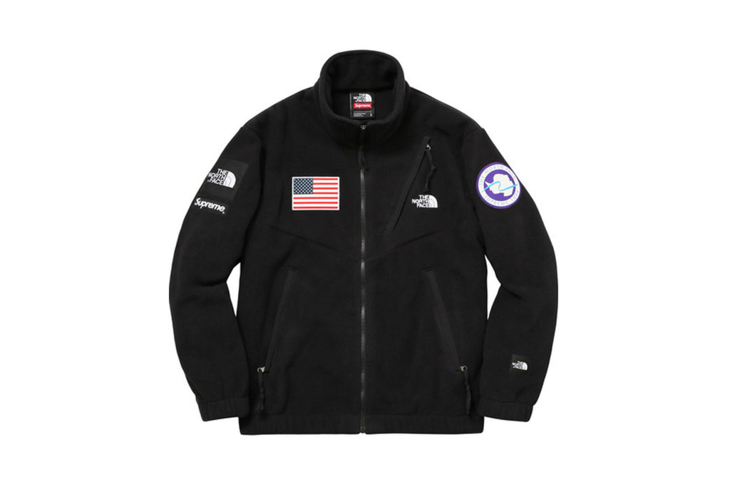 supreme the north face trans antarctica expedition pullover jacket black