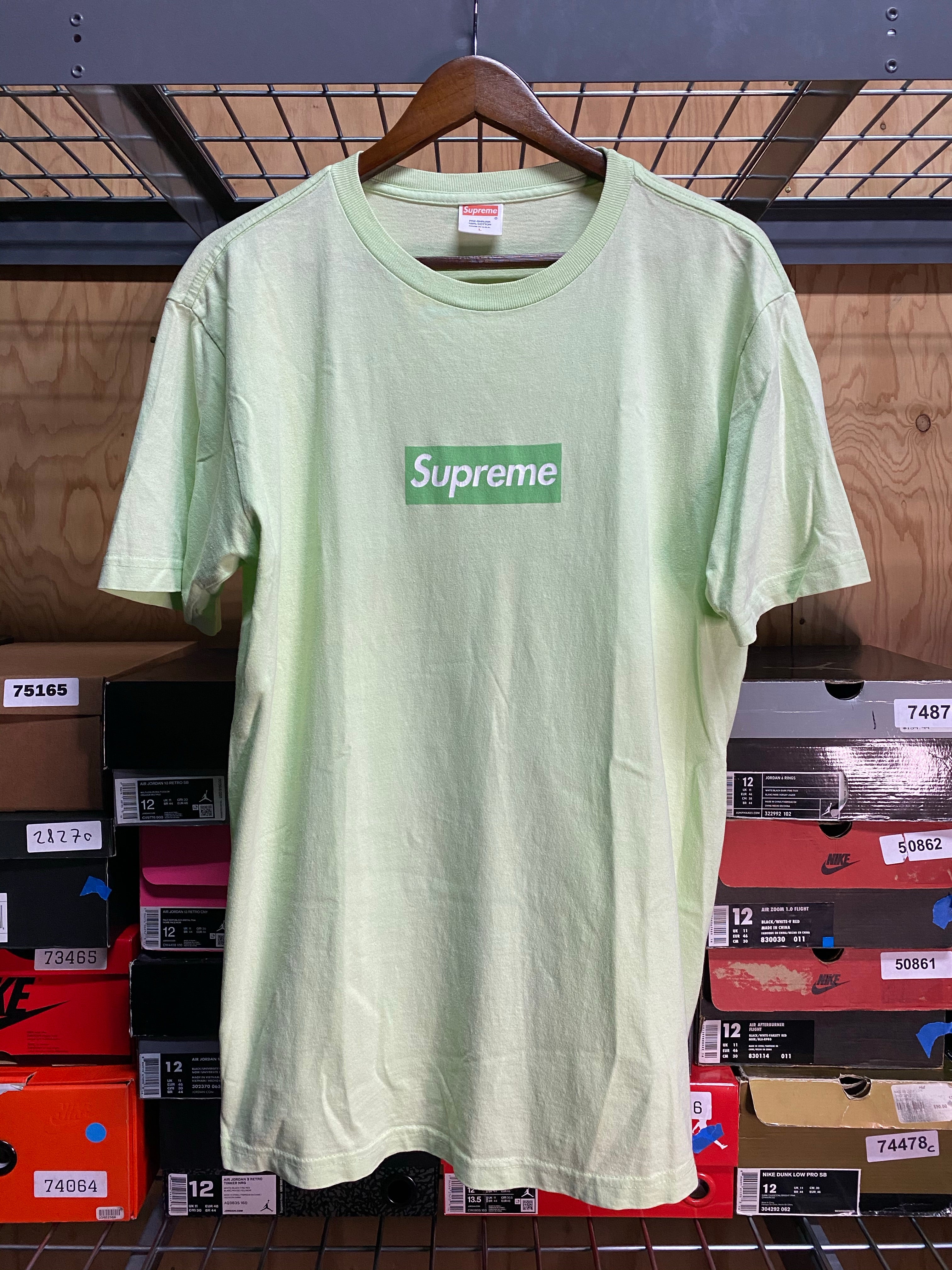 supreme t shirt green