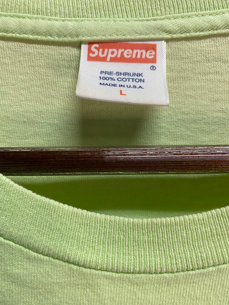 neon green supreme shirt