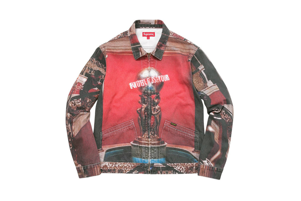 Supreme Scarface The World Is Yours Denim Jacket Multi – PRSTG SHOP