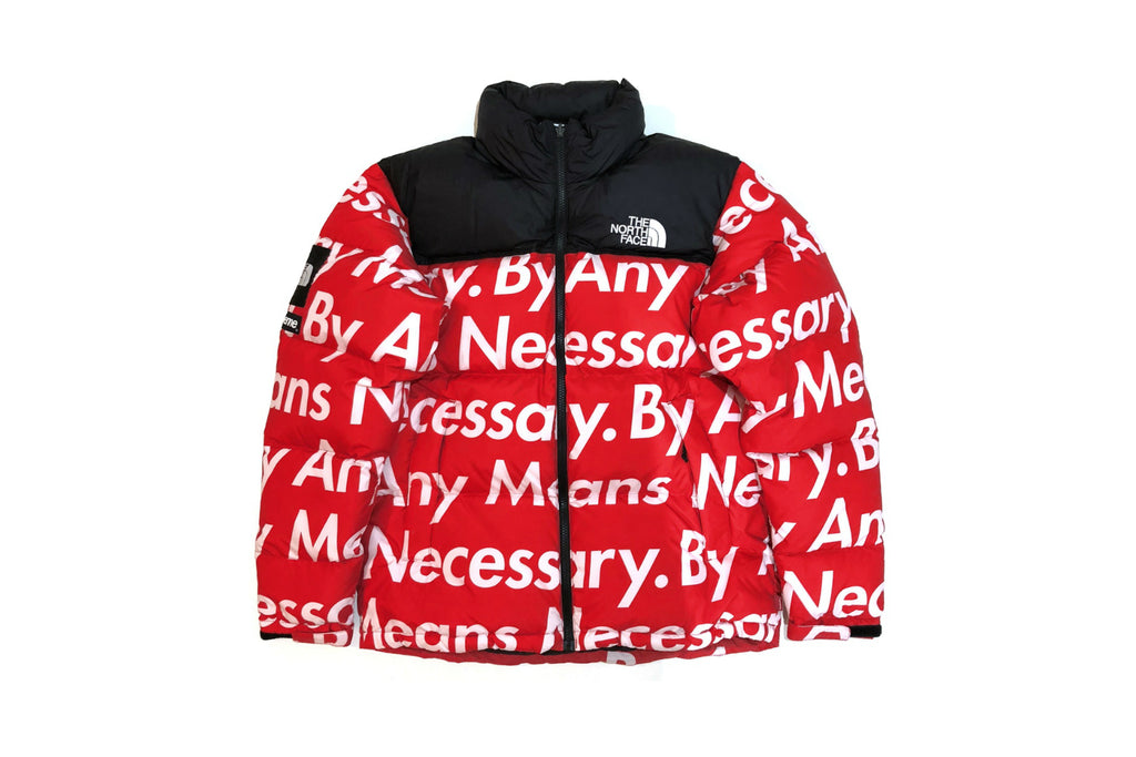 supreme north face any means necessary