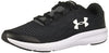 Picture of Under Armour Grade School Charged Pursuit 2 Running Shoe, Black (001)/White , 4