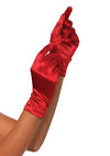 Picture of Leg Avenue Women's Satin Wrist Length Gloves, Red, One Size