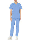 Picture of Cherokee Men and Women S Scrubs Set Workwear Originals Top and Pant WW530C, Ciel