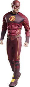 Picture of Rubie's mens Dc Comics Deluxe Flash Adult Sized Costumes, As Shown, Standard US