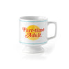 Picture of Brass Monkey Part-time Adult Ceramic Mug from Stackable Ceramic Coffee Mug with Plenty of Vintage Charm, Holds 10 oz, Dishwasher Safe, Coffee Cup with Double-Sided Artwork, Makes a Great Gift!