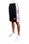 Picture of Ultra Game NBA Miami Heat Mens Mesh Basketball Shorts, Black, Small