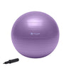 Picture of Gaiam 05-51980 Total Body Balance Ball Kit - Includes 55cm Anti-Burst Stability Exercise Yoga Ball, Air Pump and Workout Video - Purple