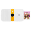 Picture of KODAK Smile Instant Print Digital Camera – Slide-Open 10MP Camera w/2x3 ZINK Printer (White/ Yellow)