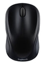 Picture of Logitech M317 Wireless Mouse, 2.4 GHz with USB Receiver, 1000 DPI Optical Tracking, 12 Month Battery, Compatible with PC, Mac, Laptop, Chromebook - Black