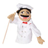 Picture of Melissa and Doug Chef Puppet (Al Dente) with Detachable Wooden Rod - Pretend Play Chef Puppet Chef Pepe