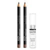 Picture of NYX PROFESSIONAL MAKEUP Slim Lip Pencil (Espresso) + Butter Gloss (Sugar Glass, Clear), 3-Pack Bundle