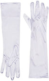 Picture of Leg Avenue Women's Satin Elbow Length Gloves, White, One Size