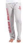 Picture of Ultra Game NBA Houston Rockets Womens Sleepwear Super Soft Hacci Pajama Loungewear Pants, Heather Gray, Small