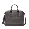 Picture of Fossil Men's Dillon Leather Briefcase Messenger Device Pilot Bag, Lead Gray , (Model: MBG9583109)