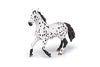 Picture of Papo - Hand-Painted - Figurine - Horses,Foals and Ponies - Black Appaloosa Horse Figure-51539 - Collectible - for Children - Suitable for Boys and Girls - from 3 Years Old