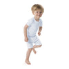 Picture of 2T Baby deedee Short Sleeve Cotton 2 Piece Tee Shirt/Shorts and Pajama Play Set, Blue Stripes