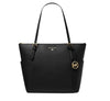 Picture of Michael Kors Women Jet Set Large Top-zip Saffiano Leather Tote Shoulder Bag (Black)