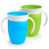 Picture of Munchkin® Miracle® 360 Trainer Cup, 7 Ounce, 2 Pack, Green/Blue