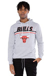 Picture of Ultra Game NBA Chicago Bulls Mens Fleece Hoodie Pullover Sweatshirt Out Of Bounds, Heather Gray, XX-Large