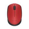 Picture of Logitech M170 Wireless Mouse for PC, Mac, Laptop, 2.4 GHz with USB Mini Receiver, Optical Tracking, 12-Months Battery Life, Ambidextrous - Red