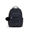 Picture of Kipling Women's Seoul 15' Device Backpack, Durable, Roomy with Padded Shoulder Straps, School Bag, Sparkling Slate, 12.75''L x 17.25''H x 9''D