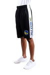 Picture of Ultra Game NBA Golden State Warriors Mens Mesh Basketball Shorts, Black, Small