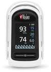 Picture of Masimo MightySat Fingertip Pulse Oximeter with Bluetooth, Monitor Blood Oxygen Saturation and Breath per Minute, OLED Screen, Touchpad, Long Battery Life