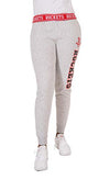 Picture of Ultra Game NBA Houston Rockets Womens Jogger Pants Active Basic Fleece Sweatpants , Heather Gray, Small