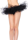 Picture of Leg Avenue Women's OS Tulle Tutu with Swirl Edge Finish, Black, One Size