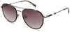 Picture of Lacoste Men's L102SND Oval Sunglasses, Gunmetal/Grey, 51 mm