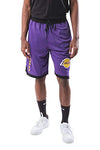 Picture of Ultra Game NBA Los Angeles Lakers - Lebron James Mens Active Mesh Basketball Short, Team Color, Small