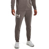Picture of Under Armour Mens Rival Terry Joggers , (176) Fresh Clay / / Onyx White , Medium