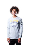 Picture of Ultra Game NBA Sacramento Kings Mens Supreme Long Sleeve Pullover Tee Shirt, Heather Gray, Small