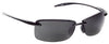 Picture of Guideline Eyegear Del Mar Polarized Bifocal Sunglass with Deepwater Gray Lens, Shiny Black Frame (+2.00), Medium/Large