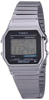 Picture of Timex Men's T78582 Classic Digital Silver-Tone Extra-Long Stainless Steel Expansion Band Watch