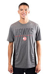 Picture of Ultra Game NBA Atlanta Hawks Mens Active Tee Shirt, Charcoal Heather, Large