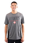 Picture of Ultra Game NBA Atlanta Hawks Mens Active Tee Shirt, Charcoal Heather, Medium