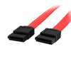 Picture of StarTech.com 24in SATA Serial ATA Cable - SATA cable - Serial ATA 150 - SATA (F) to SATA (F) - 2 ft - red - SATA24