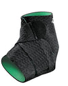 Picture of Mueller Sports Medicine Green Adjustable Ankle Support, For Men and Women, Black/Green, One Size Fits Most