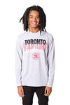 Picture of Ultra Game NBA Toronto Raptors Mens Supreme Long Sleeve Pullover Tee Shirt, Heather Gray, Medium