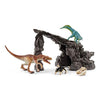 Picture of Schleich Dinosaurs, Dinosaur Gifts for Boys and Girls, Dinosaur Playset Cave and Realistic Dinosaur Figures, 7 Pieces, Ages 4+