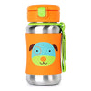 Picture of Skip Hop Toddler Sippy Cup with Straw, Zoo Stainless Steel Straw Bottle, Dog