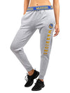 Picture of Ultra Game NBA Golden State Warriors Womens Jogger Pants Active Basic Fleece Sweatpants , Heather Gray, Medium