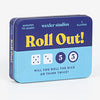 Picture of Galison Roll Out! Game – Fun, Easy to Play Dice Game for Kids, Ideal for 2 Players, Ages 6+ – Convenient Storage Tin and Instructions Included, Great Travel Activity for Kids