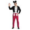 Picture of Disney Disguise Mickey Mouse Deluxe Mens Adult Costume, Red/Black/White, X-Large/42-46