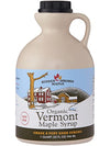 Picture of HIDDEN SPRINGS MAPLE 100% Organic Vermont Maple Syrup, Grade A Very Dark Robust, 32 Ounce, 1 Quart, Family Farms, BPA-free Jug