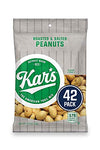 Picture of Kar's Nuts Roasted and Salted Peanuts Snacks - Gluten Free, Bulk Pack of 3.5 oz Individual Packs (Pack of 42)