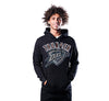 Picture of Ultra Game NBA Oklahoma City Thunder Mens Fleece Hoodie Pullover Sweatshirt Primo Metallic, Black, X-Large