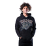 Picture of Ultra Game NBA Oklahoma City Thunder Mens Fleece Hoodie Pullover Sweatshirt Primo Metallic, Black, Large